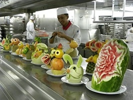 Fruit and Vegetable Carving Demonstration