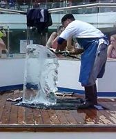 Ice Carving Demonstration