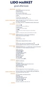 Typical Lido Market Lunch Menu - Nine